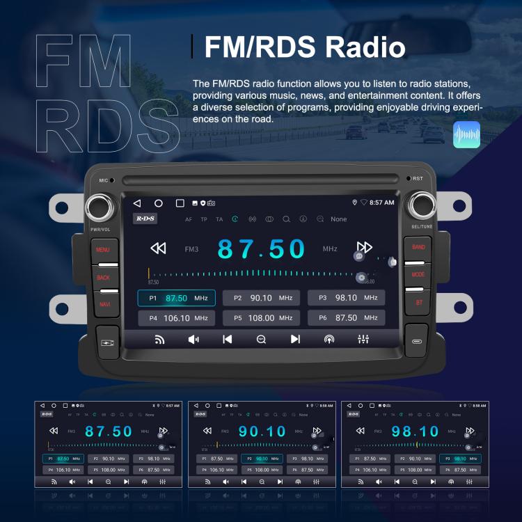 7 inch Horizontal Screen Android Navigation Car Bluetooth MP5 Player, For Renault / Captur / Symbol, 2+64G, 4+64G 7 inch Horizontal Screen Android Navigation Car Bluetooth MP5 Player, For Renault / Captur / Symbol, 2+64G, 4+64G